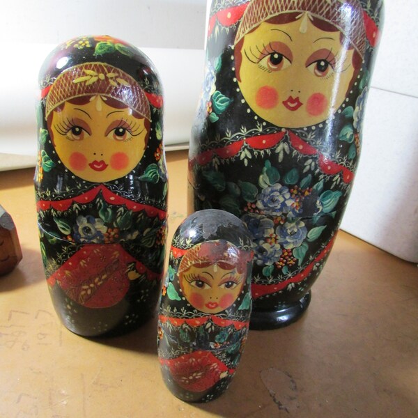 Authentic Russian Nesting Dolls Etsy