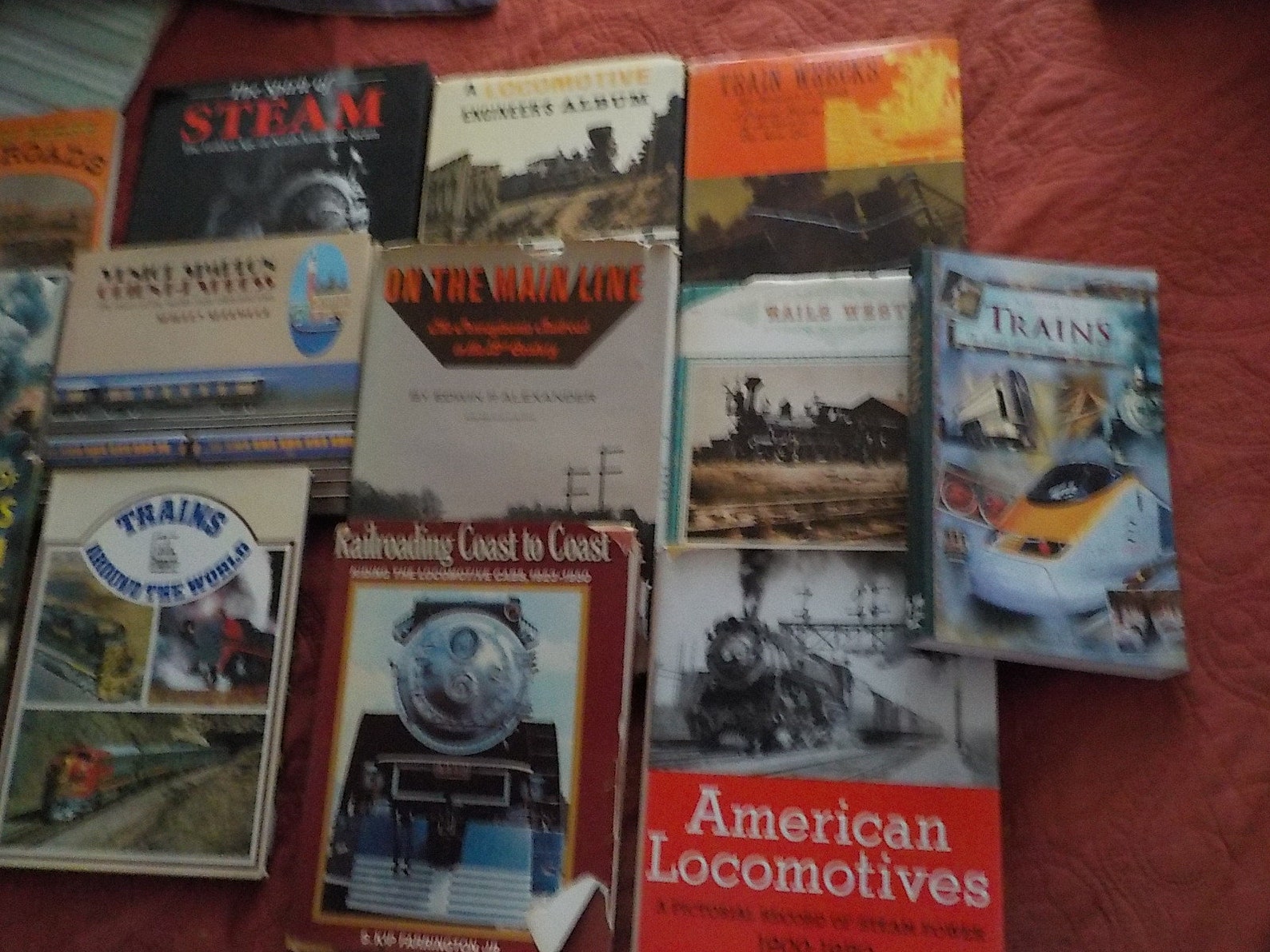 Vintage 13 Trains Books Railroading Trains Hardcover & 1 Etsy