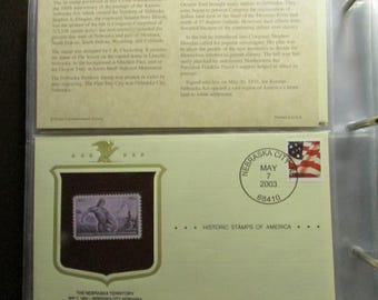 Historic Stamps Of America Postal Stamp The Nebraska Territory Stamp 2003