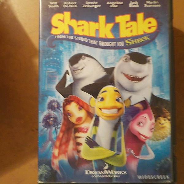 Shark Tale Will Smith Widescreen Classic DVD Movie Rated PG Free USA Shipping