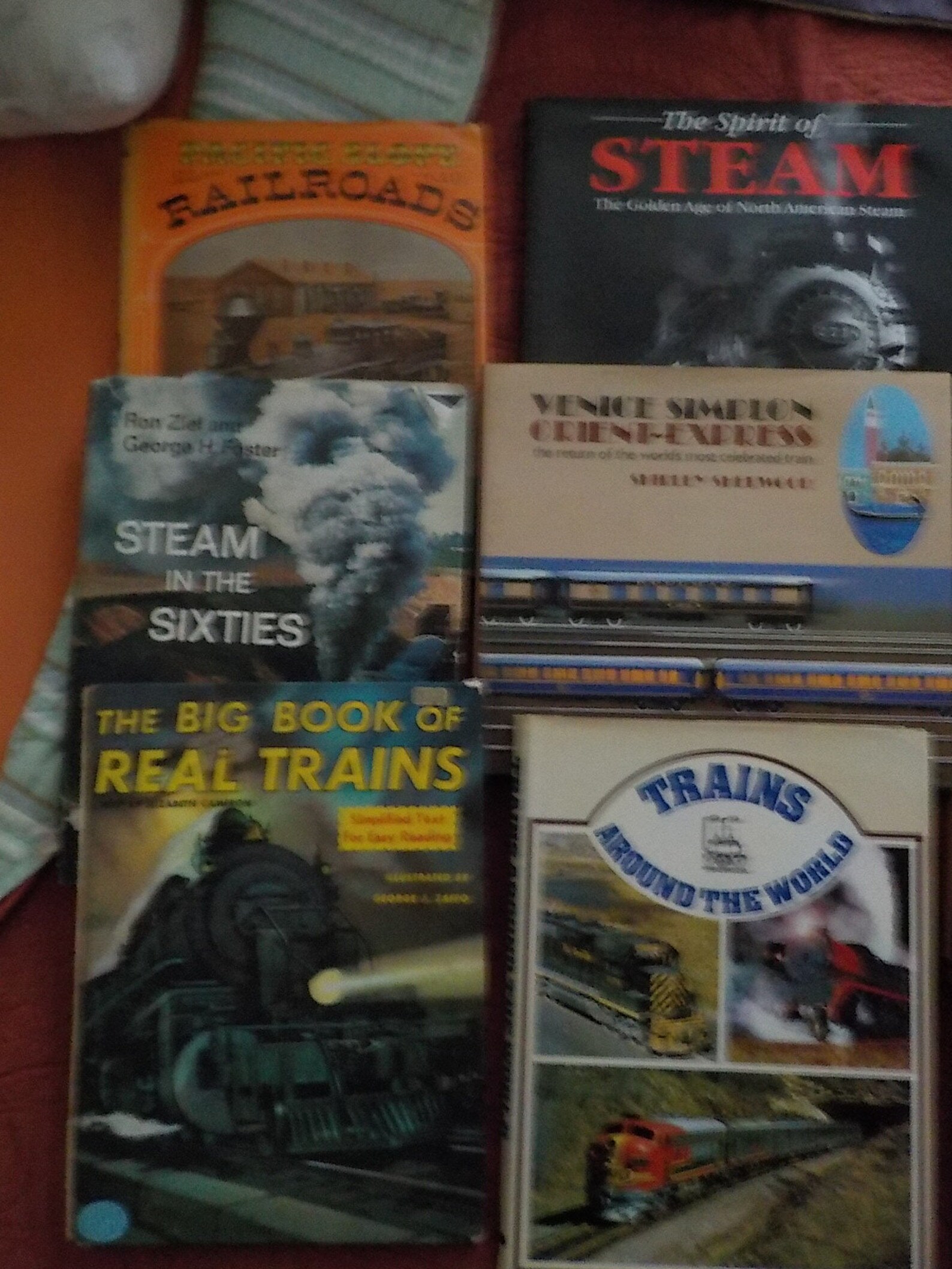 Vintage 13 Trains Books Railroading Trains Hardcover & 1 Etsy