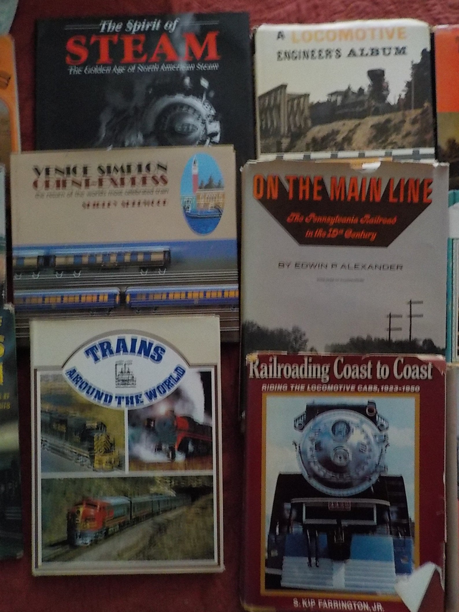 Vintage 13 Trains Books Railroading Trains Hardcover & 1 Etsy
