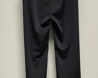 Boys Black Figure Skating Pants: Size 6 Stretch Nylon Dance Pants