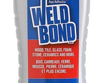 Weldbond Multi-Surface Adhesive Glue, Bonds Most Anything. Use as