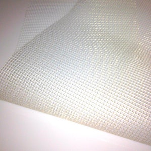 Self-Adhesive Fiberglass Mesh for Mosaic Tiles -You Pick the Length (ft) x 37"