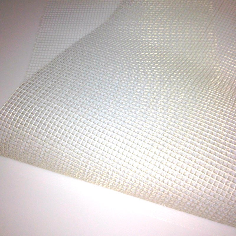 Self-Adhesive Fiberglass Mesh for Mosaic Tiles -You Pick the Length (ft) x 12"