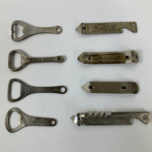 1 x 1920s-1960s Crown Cork Bottle Opener. Rare Examples. Retro Bar Ware/Party Accessories. Coca-Cola, Green King Beer, Tizer, Worthingtons.