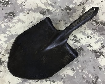 British Army Trenching Shovel Head c1880-1900. Antique Military Tools. Heavy Duty Shovel Head. Building/Mining/Prospecting/Gardening Shovel.
