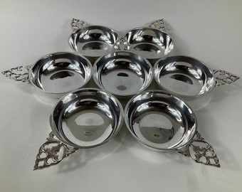 1 x English Sommelier Wine Tasting Cup or Taste Vin c1960s. Retro Silver Plated Sommelier Cup. Wine Tasting Accessories. Wine Lovers Gifts.