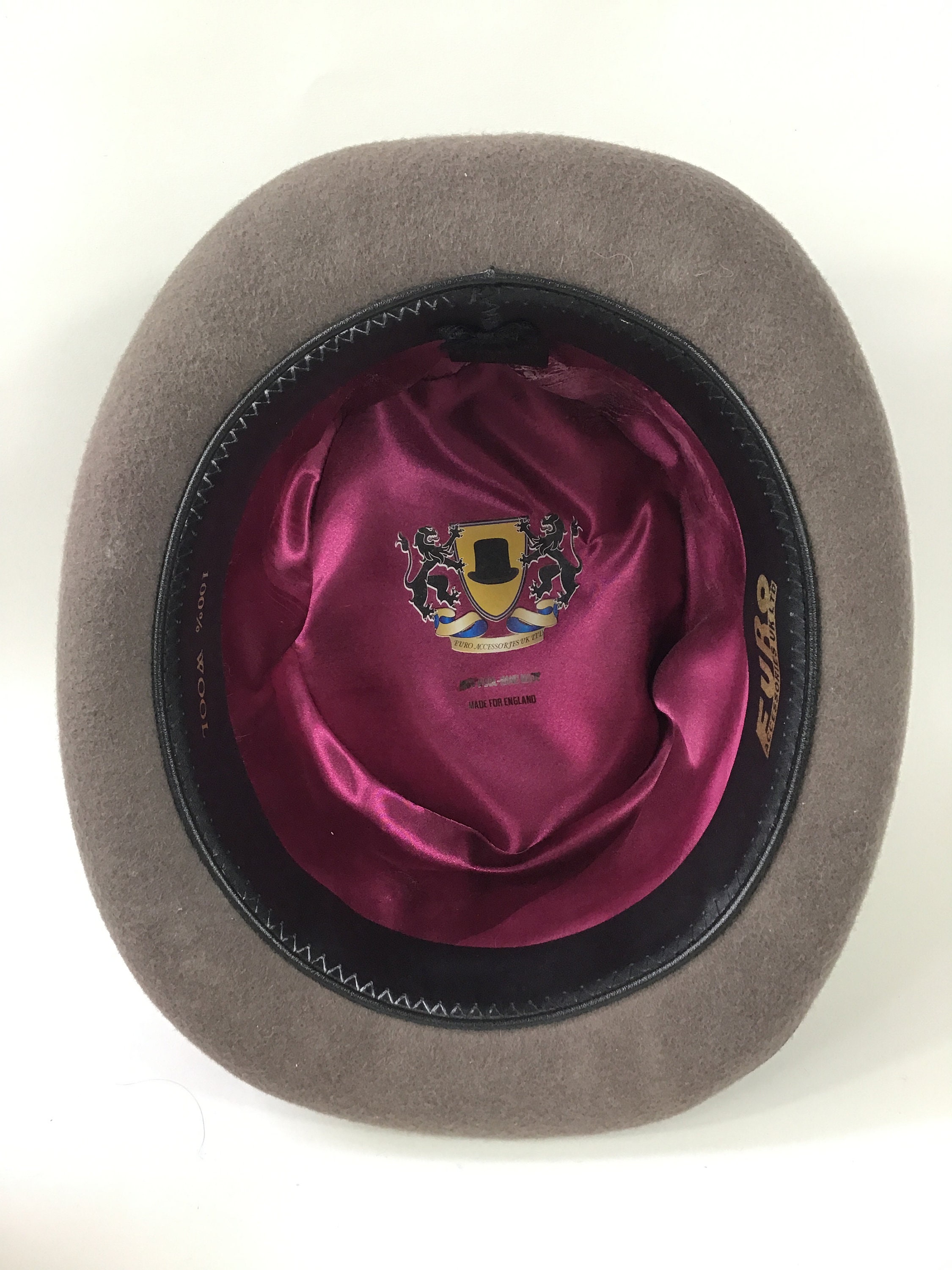 Ladies Elegant Dressage Riding Hat c1970s. Hand Made Pure Wool Etsy