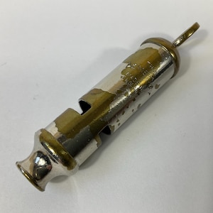 Original 1930s Acme &quot;City&quot; Police Whistle. Vintage British Police Accessories. Retro Sports or Outdoor Activities Whistle. Loud Whistle.