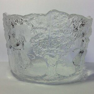 Kosta Boda „Rhapsody“ Skål von Kjell Engman. Mittlere Größe. Handgemachte Kristallschale. Retro schwedischer Kristall. "Rhapsody" Schale von Kosta Boda Glass. Bild 2