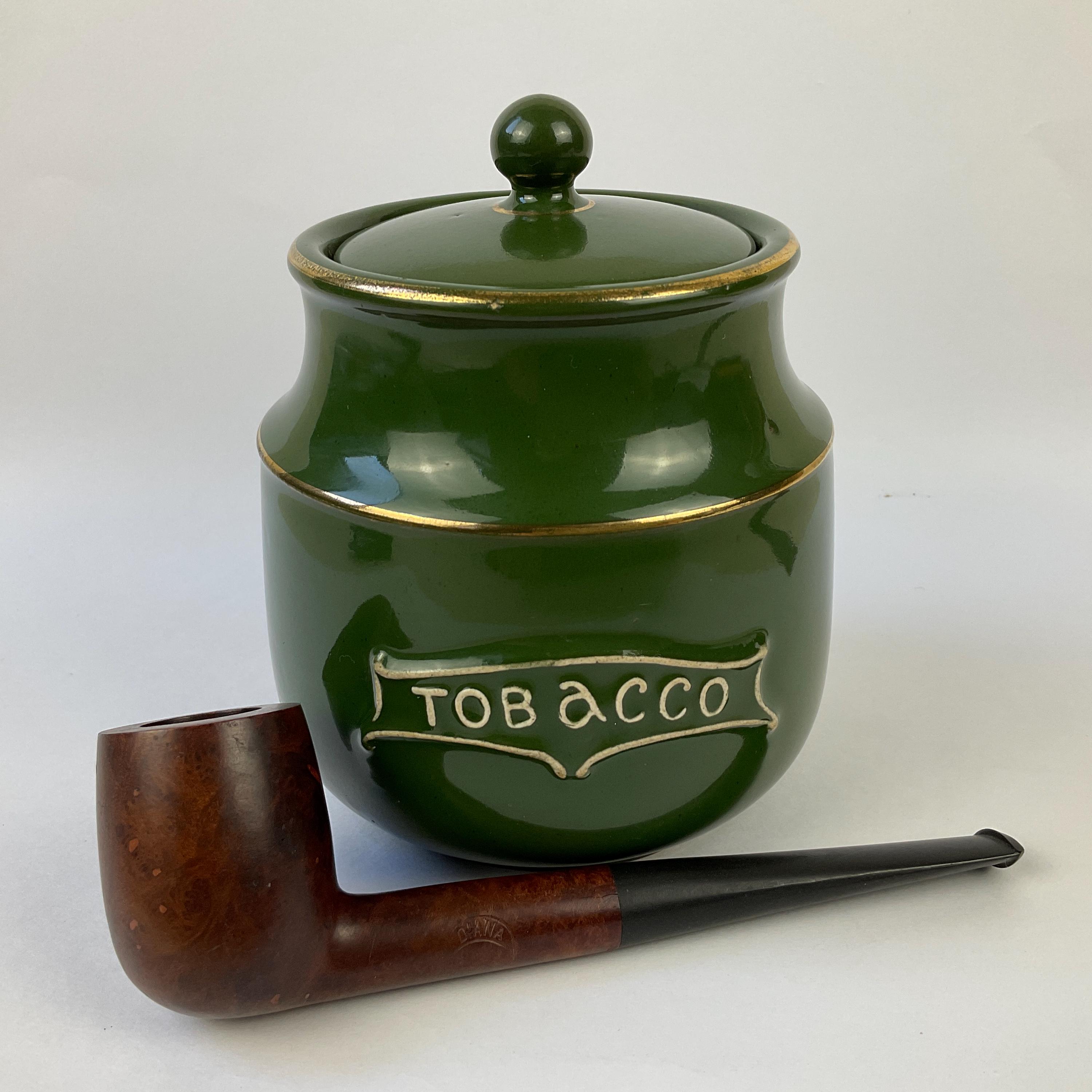 denby tobacco jar Denby Tobacco Jar