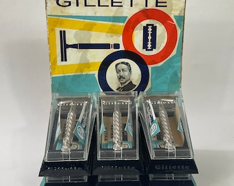 1961～62年製、ジレット社製オールニッケル・ヘビーテックセット（完全