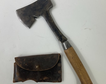 Elwell Boy Scouts Belt H*tchet or Hand A*e c1922-25. Antique Sheffield Tools. Retro Hunters-Woodsman-Bushcraft-Kindling-Lath H*tchet Gifts.