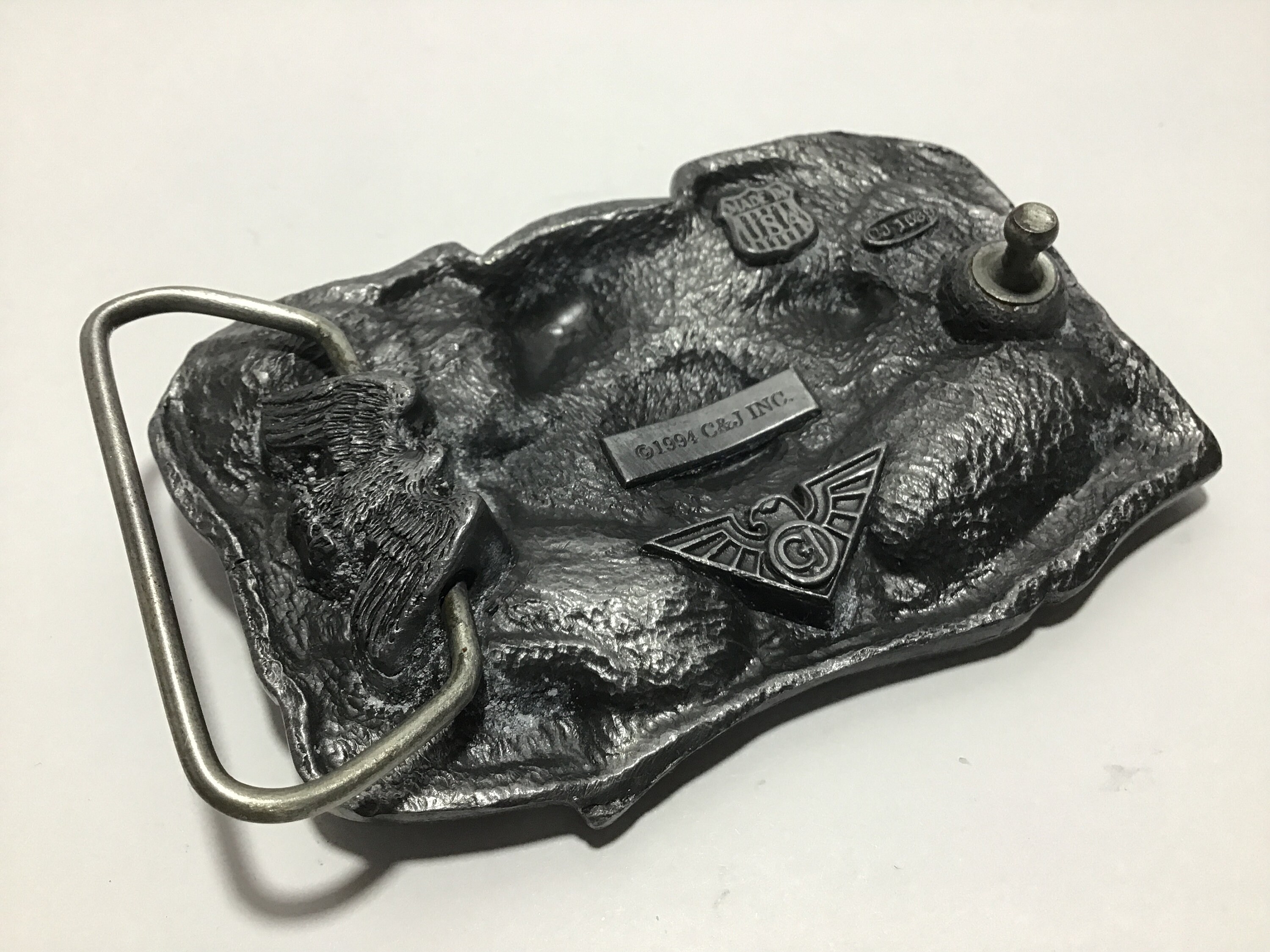 Retro American Eagle Belt Buckle de C & J Buckles Inc 1994. Etsy