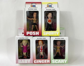 1 x 1997 Spice Girls Figure by Girl Power Toys. Retro Spice Girls Pop Music Memorabilia. Scary, Baby, Posh, Ginger, Sporty Action Figures.