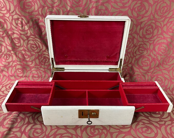 Edwardian Leather Travel Jewellery Box C1900s. Retro Jewellery Etsy