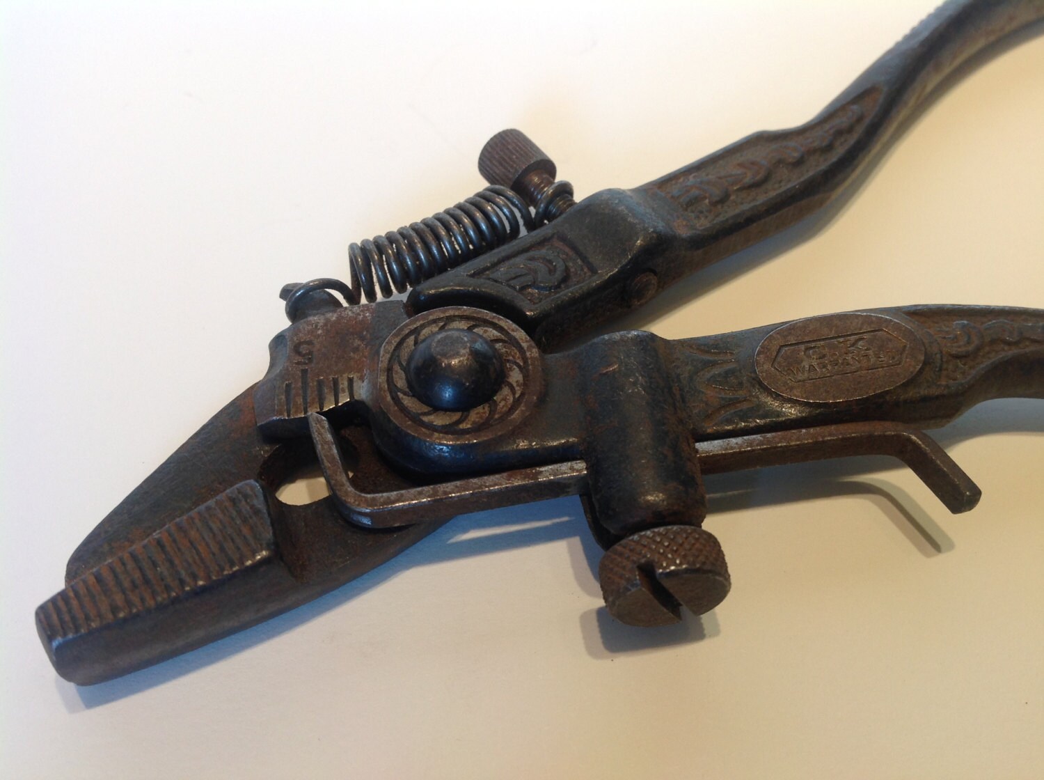 Antique C.K. German Saw Set. Antique Tools. Carpentry Tools. from