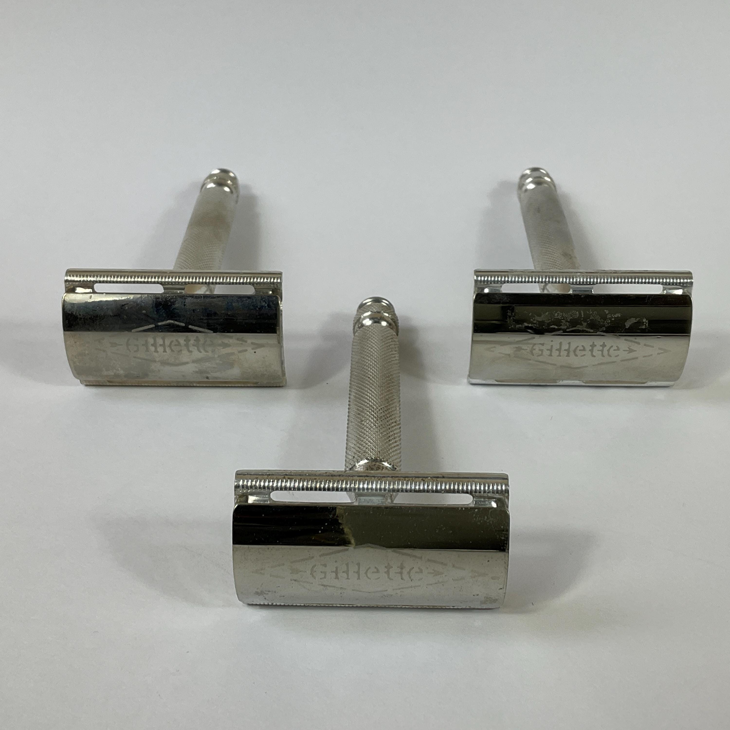 1 x Gillette ‘Paperclip’ Tech Razor c1950s. Traditional Wet Shaving Razors. Light Weight Starter or Travel Razor. Retro Unisex Shaving Gifts