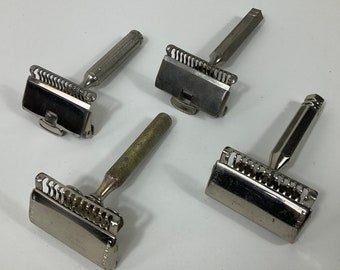 1 x 1912/14 Patent Ever Ready Flip Top SE Safety Razor. ASRC & English ER. Men's Retro Safety Razor. Mens Vintage Shaving. Single Edge Razor