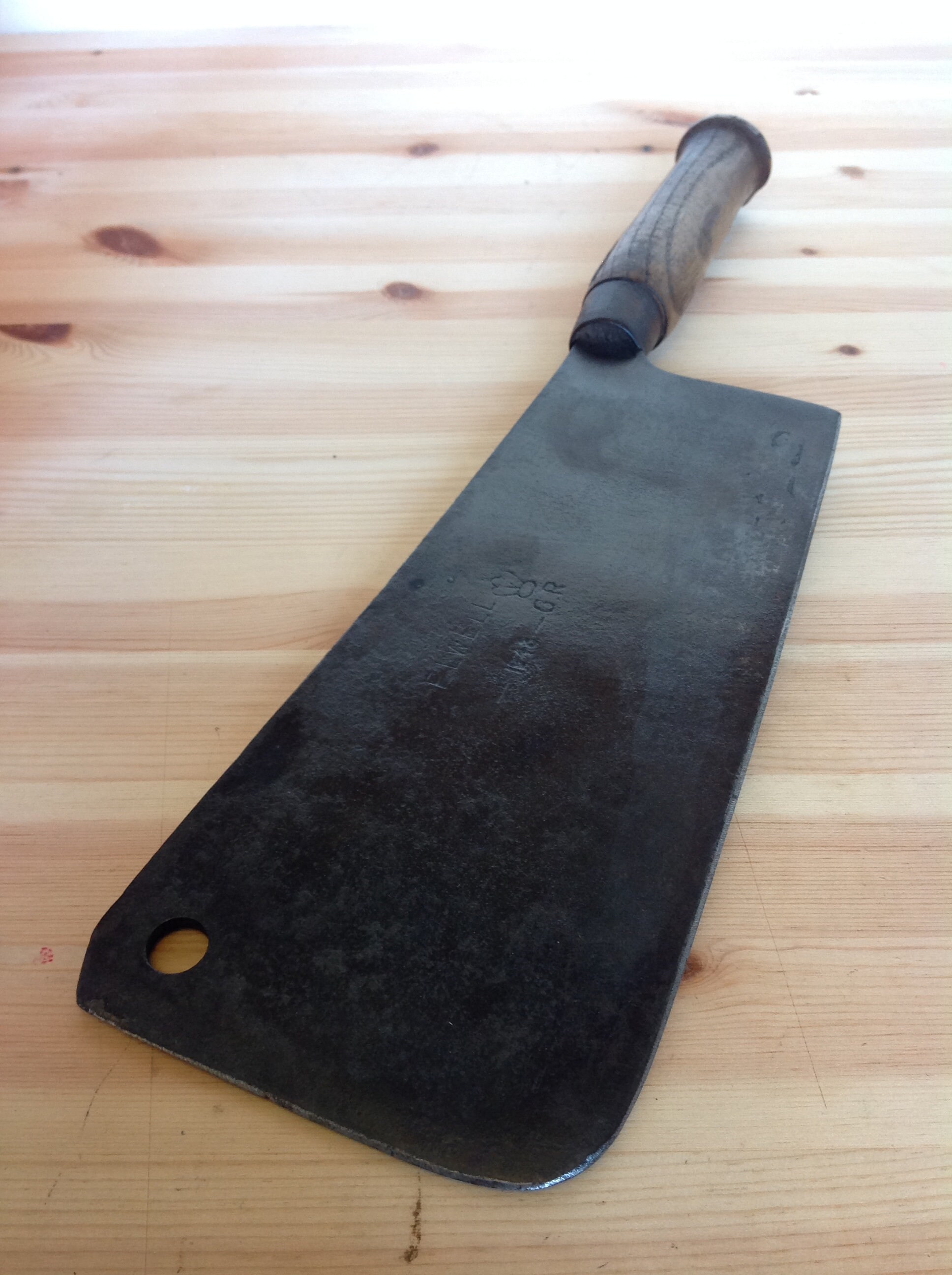 Antique Butchers Cleaver by Elwell & Co. VI Royal Etsy