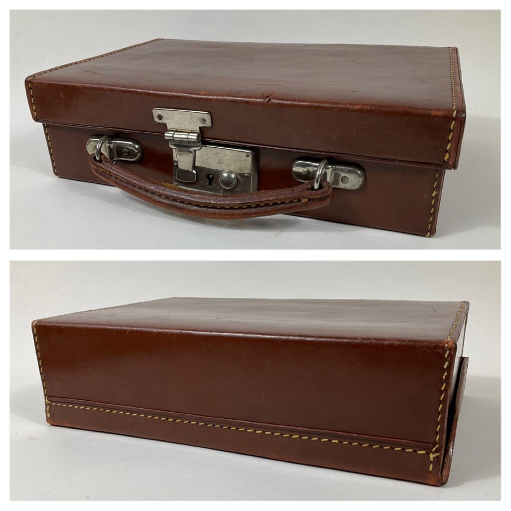 Neceser Hombre Piel Neceser De Cuero Para Cosmu00e9ticos, Neceser