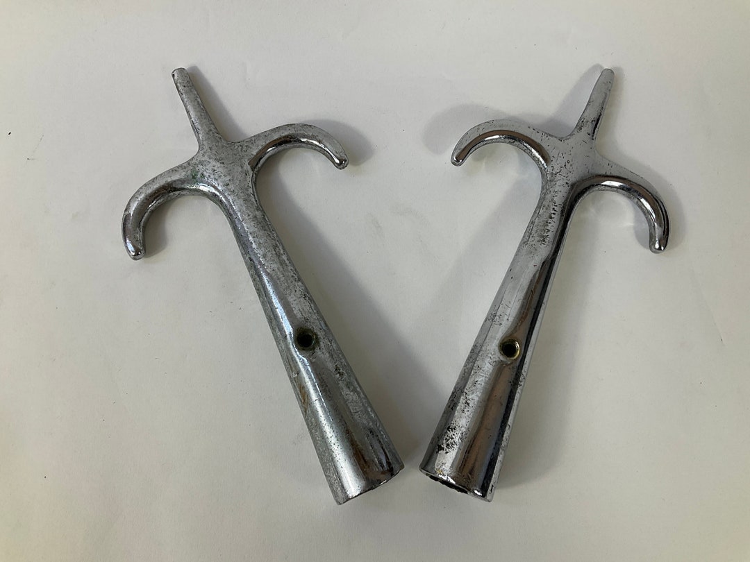 1 X Antique Victorian Cast Brass Boat Hook Head C186080. Etsy