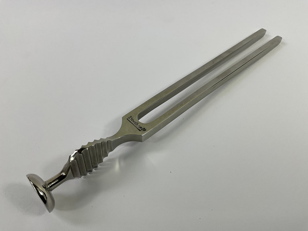 Diapason Médical 128 Hz Noir - En Alliage D'aluminium, Poids Fixes | Pour Neurologie Et Musique