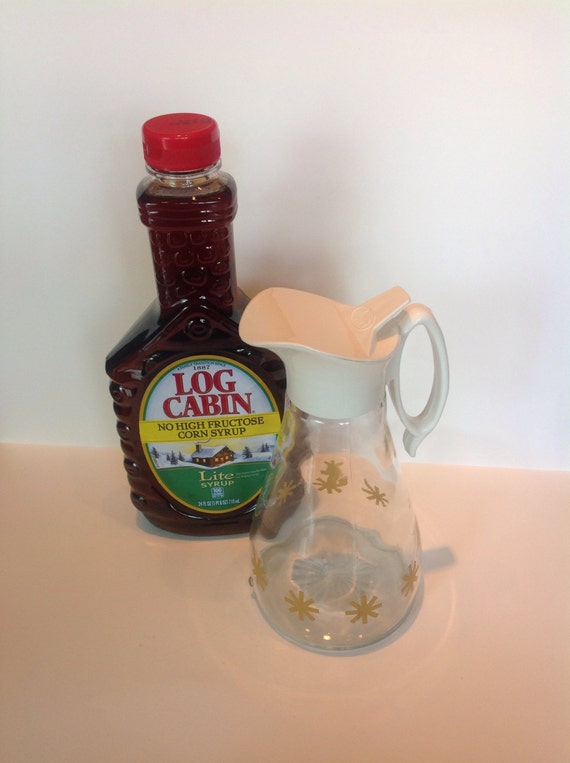 1960s Log Cabin Syrup Pitcher Breakfast Table Jug Syrup Jug Etsy