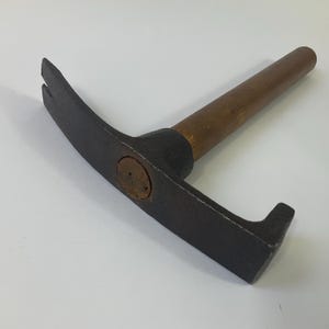 Brades No1 Krämerladen oder Lagerkiste Hammer c1890. Antike Werkzeughämmer. Leichter Klauenhammer. Crate Crow Bar-Hammer. Shop-Werkzeuge.