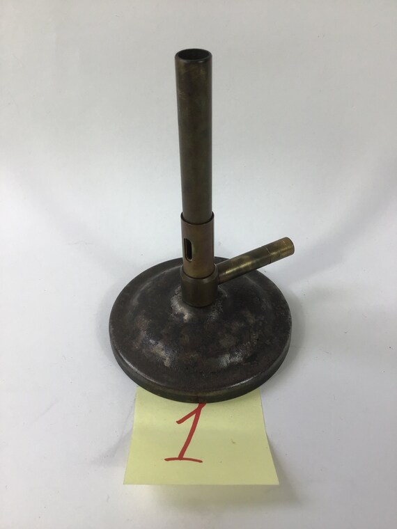 Lighting Lamps Cute Vintage old Bunsen burner converted into a novalty