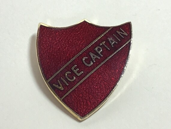 GW Vice Captain Shield Shape Badge ideal for schools available in 4 colours