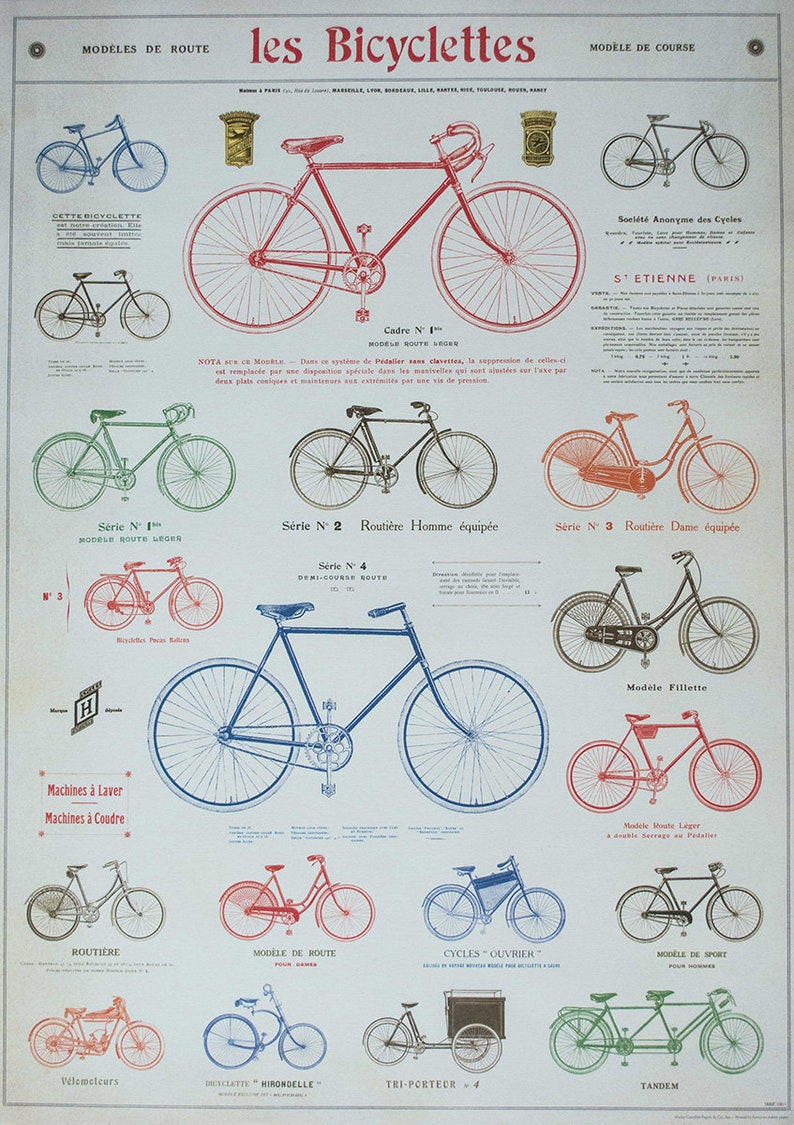 italian paper vintage bikes