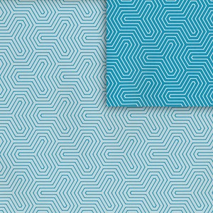 Trinity blau Geschenkpapier doppelseitig
