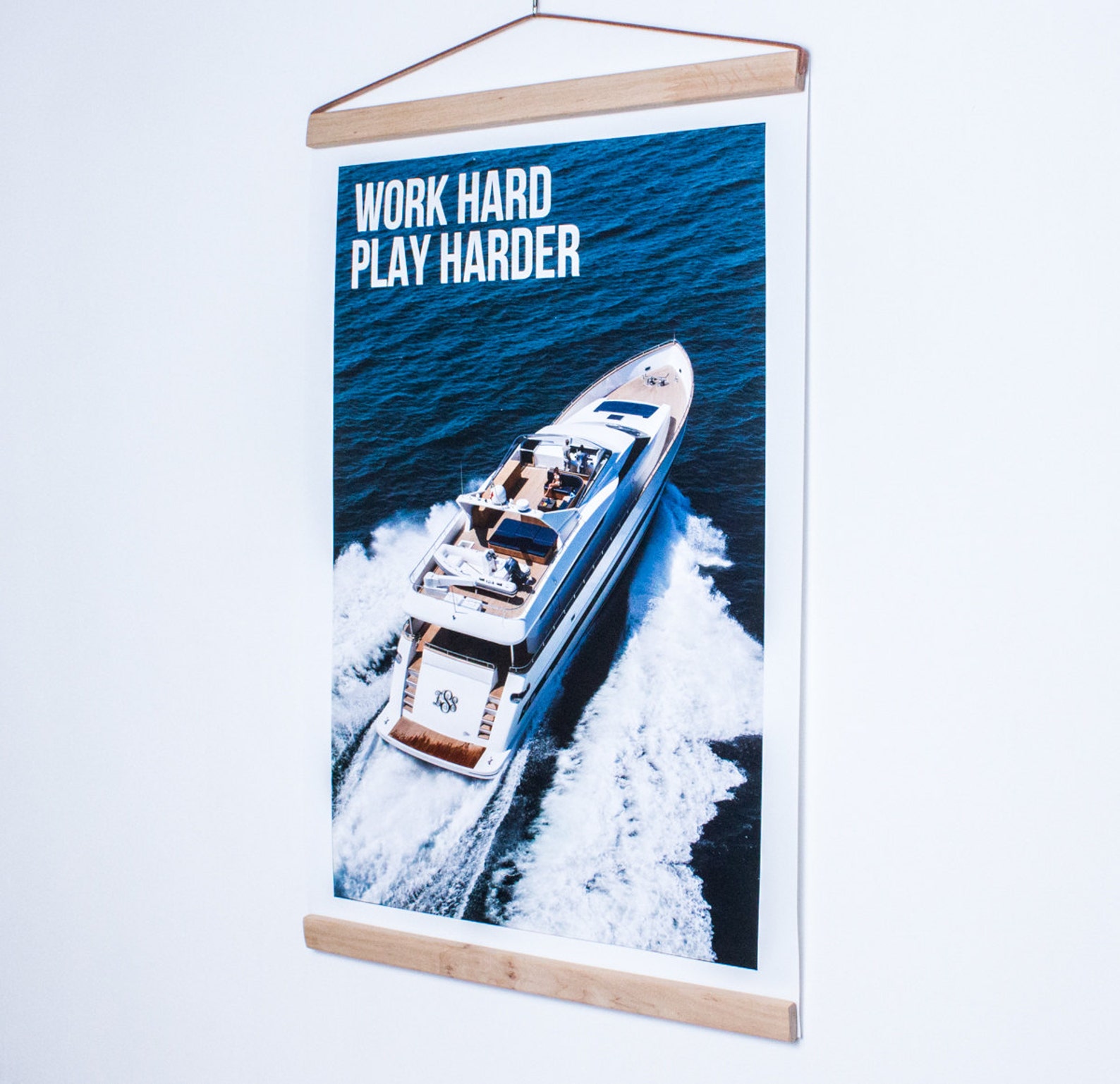 Poster frame Poster hanger Wooden picture frame Poster frame Etsy