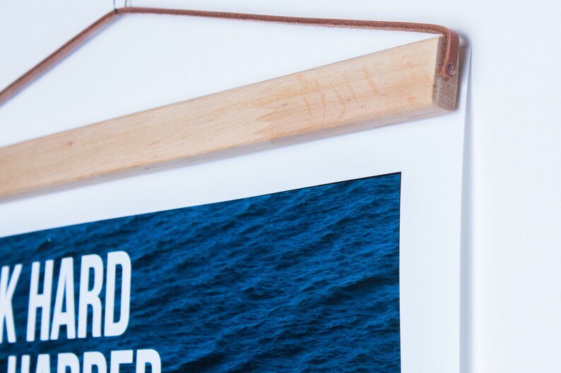 Poster frame Poster hanger Wooden picture frame Poster frame Etsy