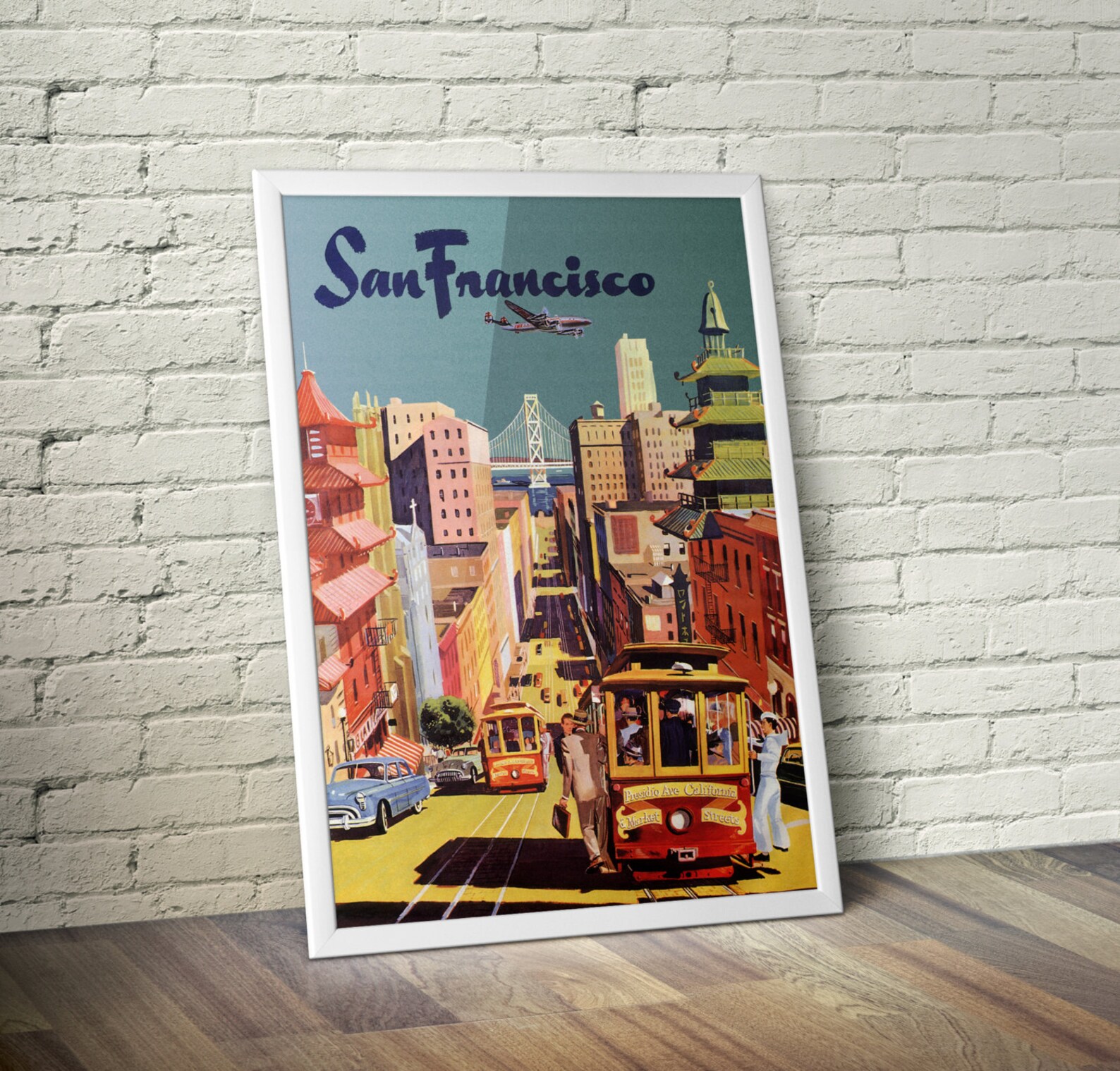 San Francisco Poster. San Francisco Print. San Francisco Art. Etsy