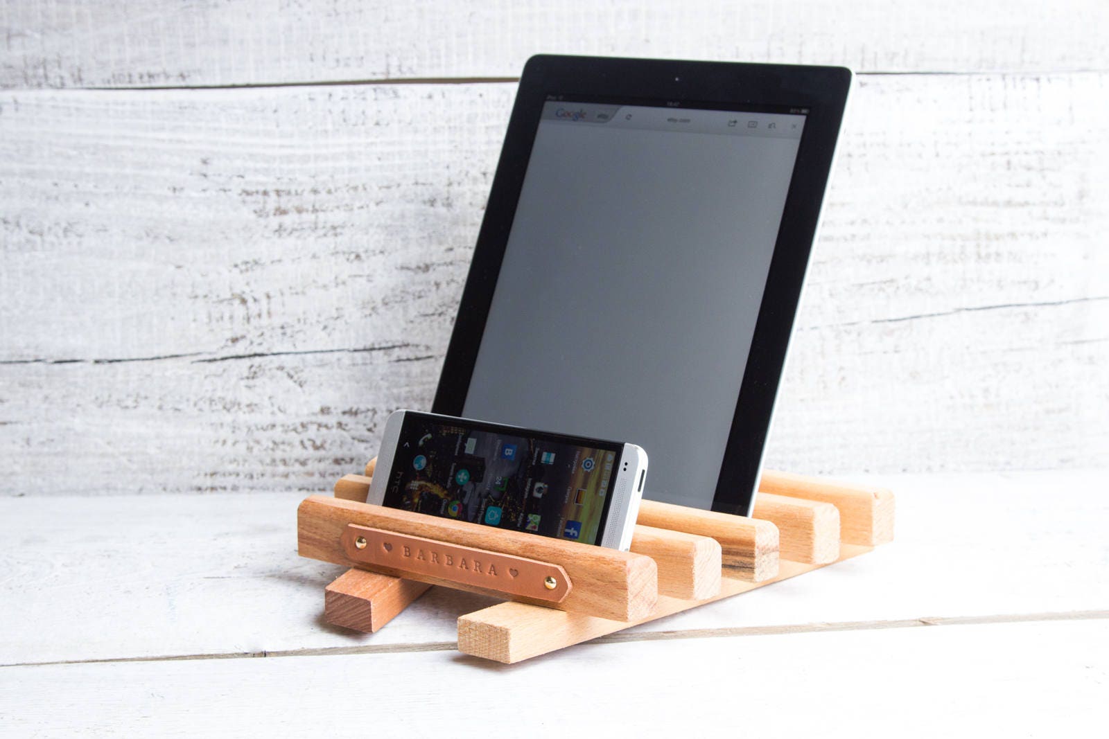 Ipad Stand Wood Tablet Image 0