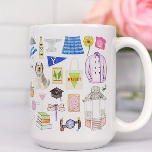 Where You Lead collage mug