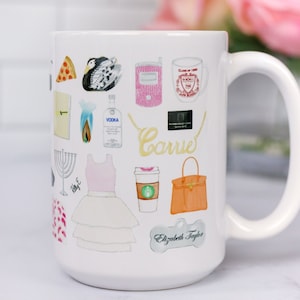 I Couldn&#39;t Help But Wonder collage mug