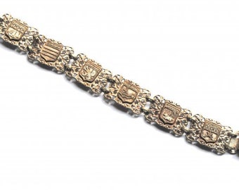 Pulseira de lembrança francesa antiga