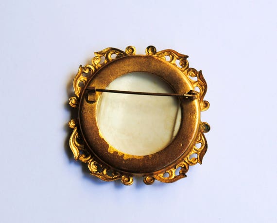 CELLULOID. Antique French Brooch - image 4