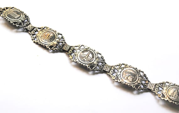 Vintage French Souvenir Bracelet