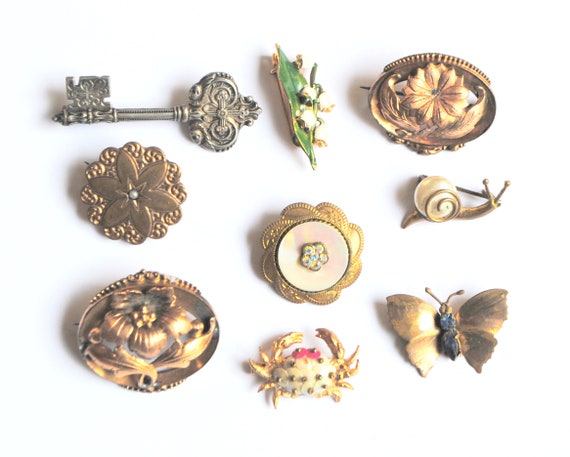 Antique French Brooch - image 7