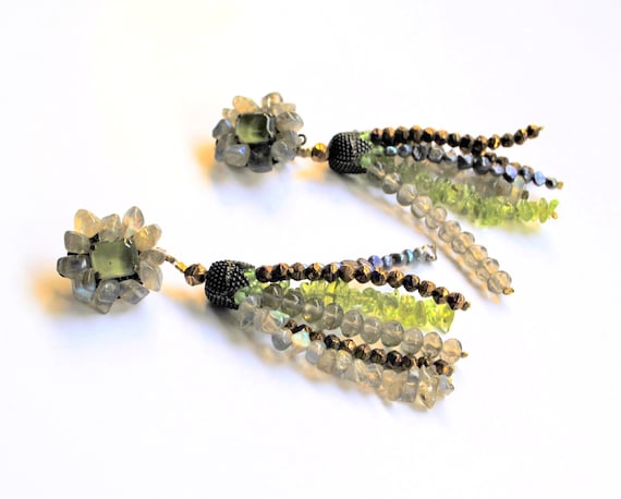 Vintage Gemstones Earrings