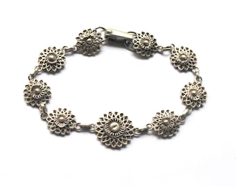 Pulseira de prata francesa vintage