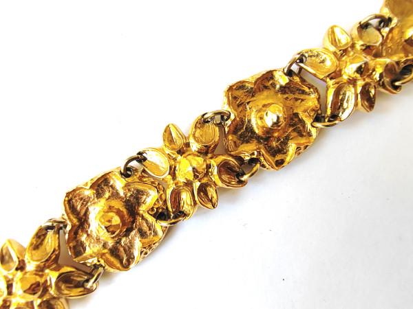 Bracelet Vintage Guy Laroche Paris - 8 Breloques Dorées, 57.9 Grammes, 20 Cm - À Nettoyer