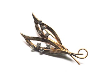Broche Bébé Ancienne en Or Jaune