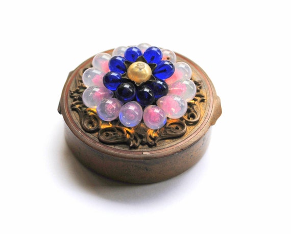 LOUIS ROUSSELET. Vintage French Powder Compact.